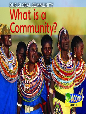cover image of What is a Community?